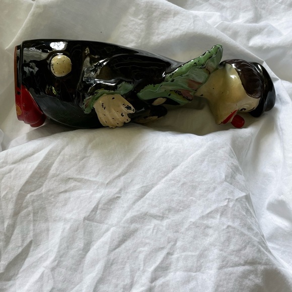 Vintage Clown Bank. Redware. - Picture 10 of 14